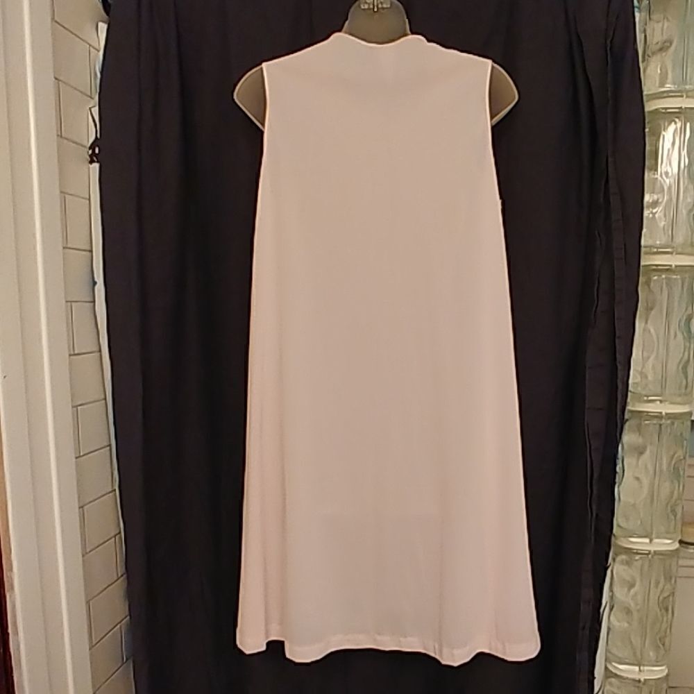 Vtg 60s Gilead Pink Nylon Nightie Robe Sleep Set - Picture 4 of 8
